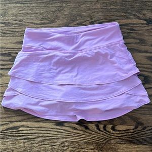 Athleta girl light pink skort, size 12